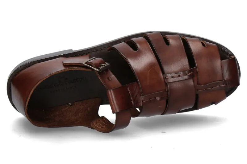 Herren Emozioni Gladiator Sandale Leder braun 530