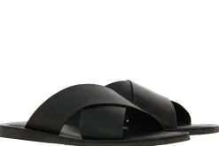 Herren Emozioni Pantolette LEATHER M7767 BLACK