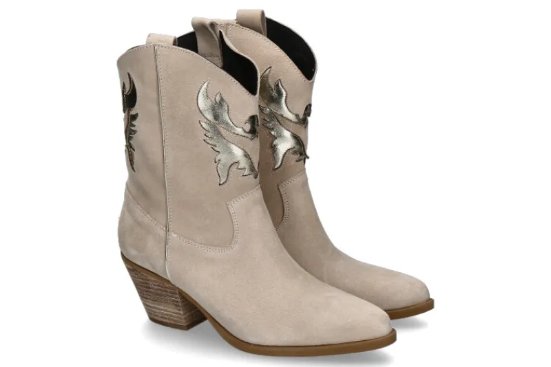 Damen Exé Cowboy Boots CESAR 710- avorio/ platin