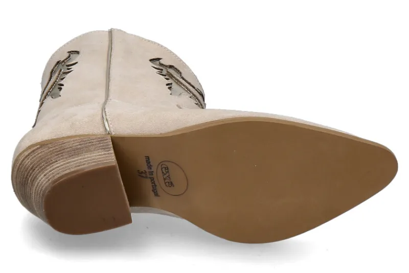 Damen Exé Cowboy Boots CESAR 710- avorio/ platin