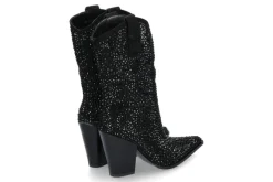 Damen Exé Cowboy Boots GLITTER T6153- black