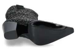 Damen Exé Cowboy Boots GLITTER T6153- black