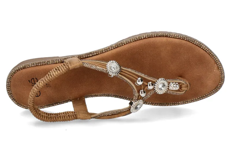 Damen Exé Sandale 8013-5 STRASS- brown/braun