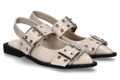 Damen Exé Slingballerina PATENT- offwhite