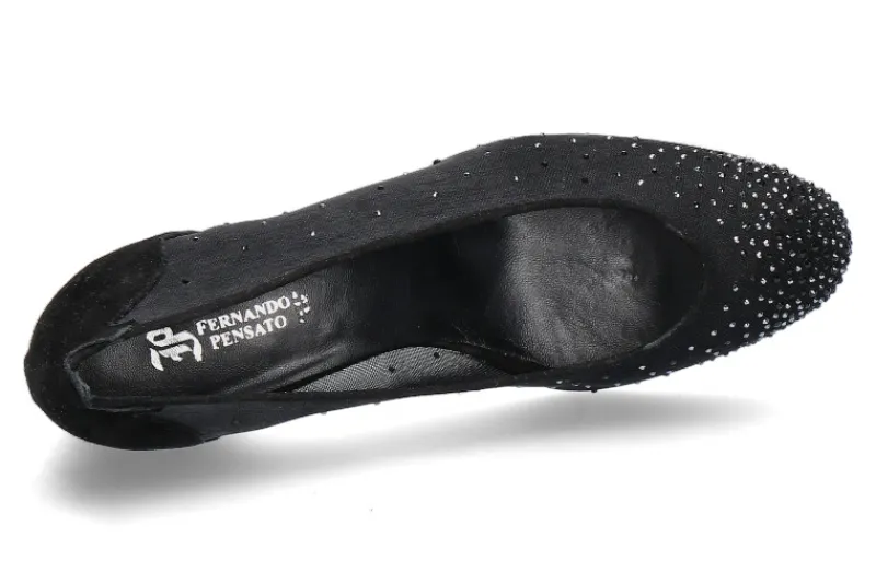 Damen Fernando Pensato Pumps GRACE NERA CAMOSCIO NERO LACK