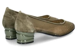 Damen Fernando Pensato Pumps GRACE MILITARE CAMOSCIO KAKY