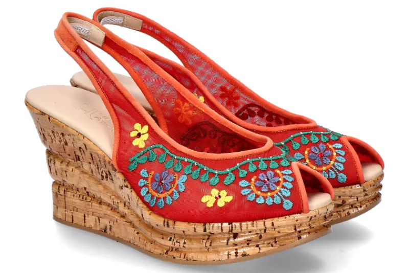 Damen Fernando Pensato Sandale ANIKA RETE ROSSA BALI (39)