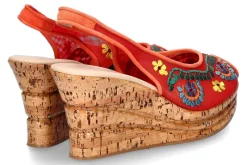 Damen Fernando Pensato Sandale ANIKA RETE ROSSA BALI (39)