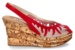 Damen Fernando Pensato Sandale "FIAMMA RETE CAM ROSSO"