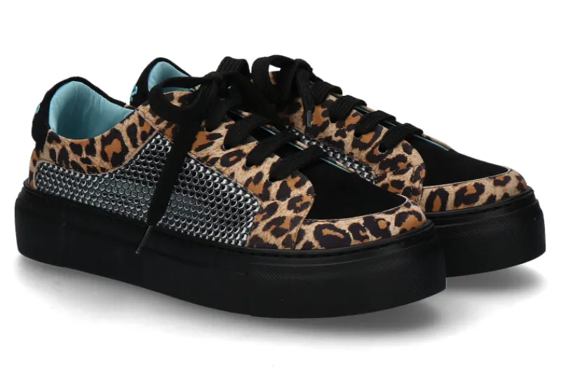 Damen Thierry Rabotin Fifty-12 by Sneaker ALENA CAMOSCIO- leoprint black/schwarz