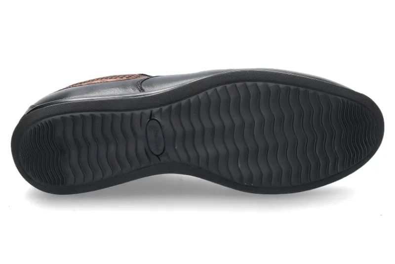 Herren Galizio Torresi Herren- Sneaker FOULARD NERO NABUK MUSTA MARRONE