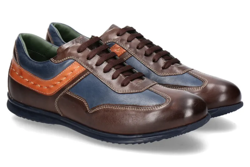 Herren Galizio Torresi Sneaker FOULARD INDO- noce/ blau