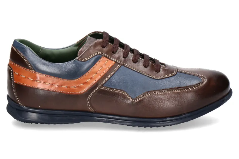 Herren Galizio Torresi Sneaker FOULARD INDO- noce/ blau