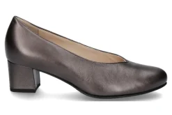 Damen Hassia Pumps FLORENZ H-WEITE PEARL LEDER DARKBROWN