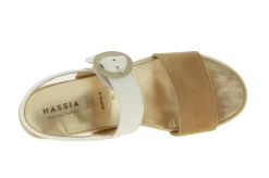 Damen Hassia Sandale GARDA H VARIO DORELACK WHITE CREAM