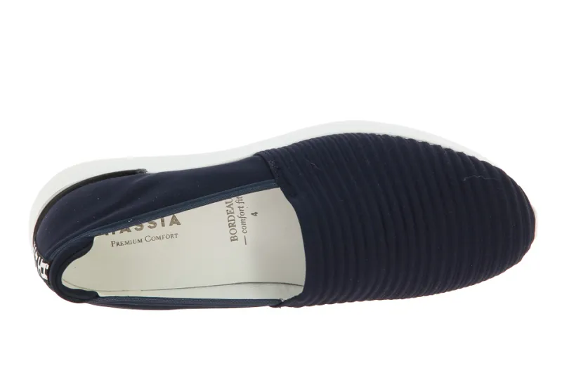 Damen Hassia Slipper BORDEAUX STRETCHSTRIP BLUE