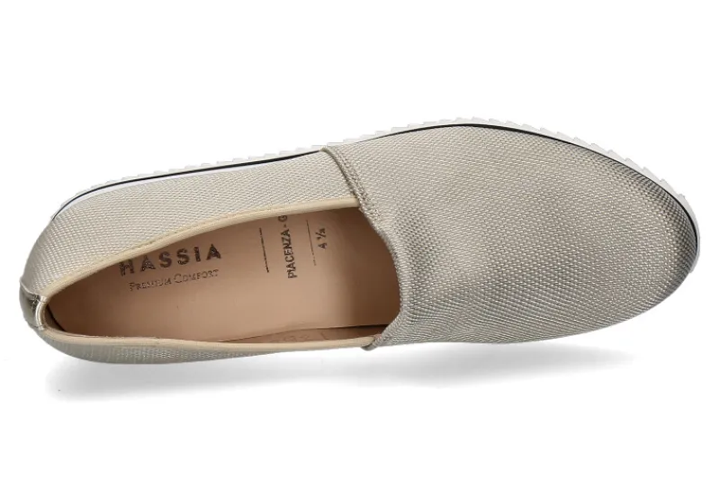 Damen Hassia Slipper PIACENZA G MESHSTRETCH PLATIN