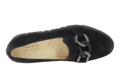 Damen Hassia  Slipper PISA G SOFTVELOUR LEDER OCEAN