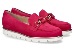 Damen Hassia Slipper PISA WEITE G SAMTZIEGE- pink