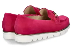 Damen Hassia Slipper PISA WEITE G SAMTZIEGE- pink