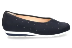 Damen Hassia Slipper SANREMO H-WEITE STRETCH OCEAN SWAROVSKI (38½)