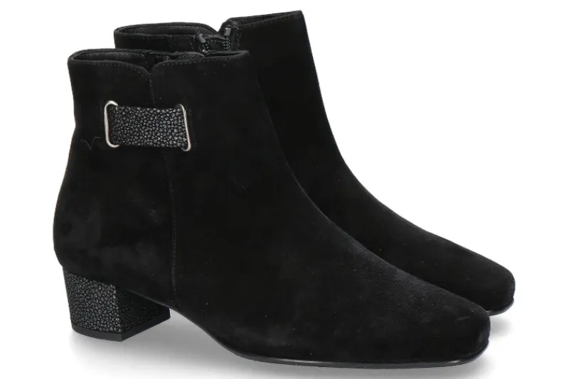Damen Hassia Stiefelette EVELYN SCHWARZ SILBER