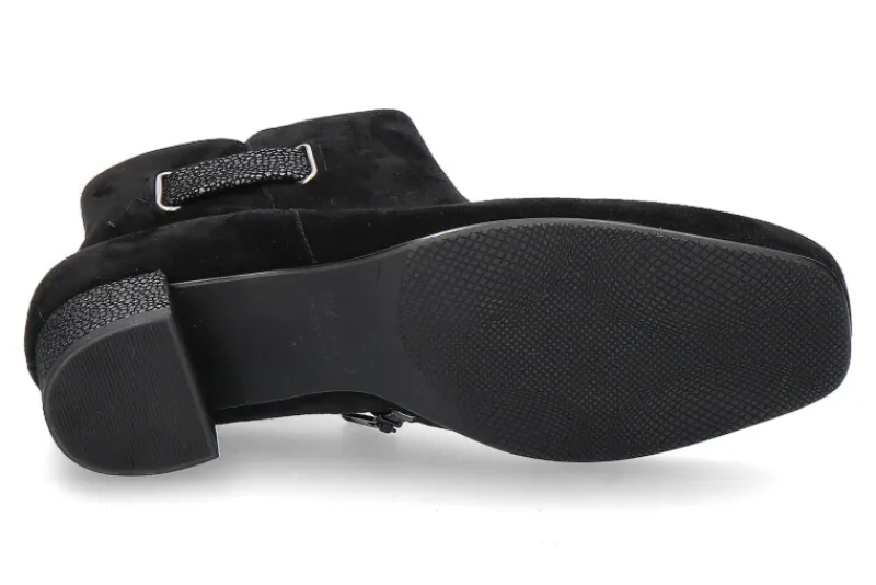 Damen Hassia Stiefelette EVELYN SCHWARZ SILBER
