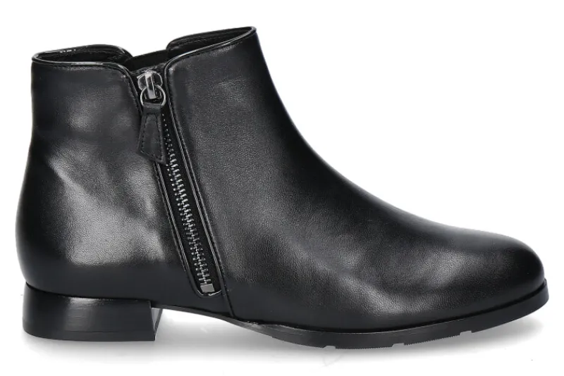 Damen Hassia Stiefelette MADEIRA LEDER- schwarz