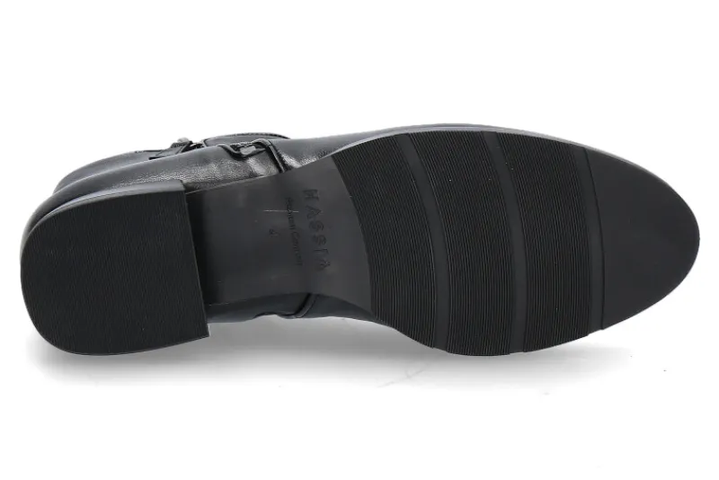 Damen Hassia Stiefelette MADEIRA LEDER- schwarz