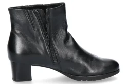 Damen Hassia Stiefelette SEVILLA WEITE-G NAPPALUX BLACK ANTRACIT (42½)