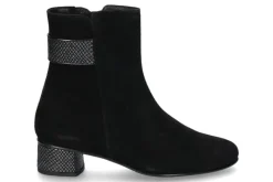 Damen Hassia Stiefelette SIENA SAMTKID-LEDER- schwarz/multi