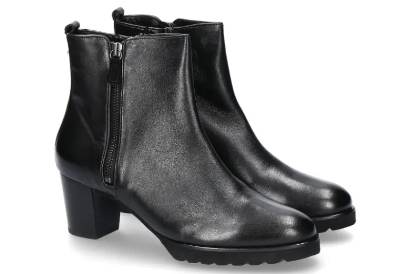 Damen Hassia Stiefelette TURIN WEITE-H LEDER SCHWARZ (40)