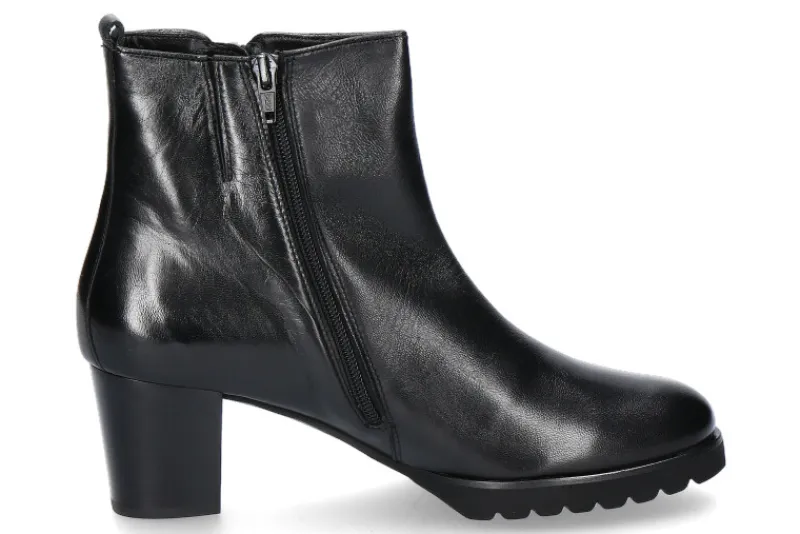 Damen Hassia Stiefelette TURIN WEITE-H LEDER SCHWARZ (40)