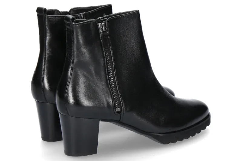 Damen Hassia Stiefelette TURIN WEITE-H LEDER SCHWARZ (40)