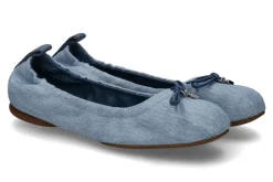 Damen Hogan Damen- Ballerina TESSUTO ACCESSORIO- jeansblau