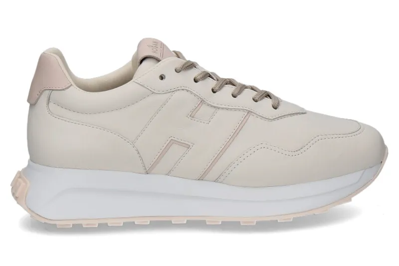 Damen Hogan Damen- Sneaker ALLACCIATO H PATCH- beige
