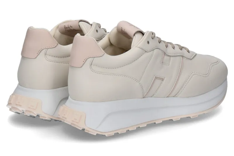 Damen Hogan Damen- Sneaker ALLACCIATO H PATCH- beige