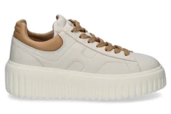 Damen Hogan Damen- Sneaker H-STRIPES ALLACCIATO- beige