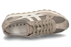 Herren Hogan Herren- Sneaker ALLACCIATO TESDS SLASH- taupe