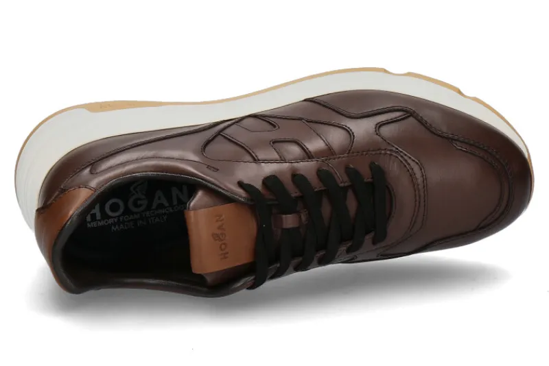 Herren Hogan Herren-Sneaker HYPERLIGHT ALLACCIATO H- dunkelbraun