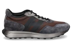 Herren Hogan Sneaker H601 ALLACCIATO ANTHRAZIT BROWN