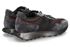 Herren Hogan Sneaker H601 ALLACCIATO ANTHRAZIT BROWN