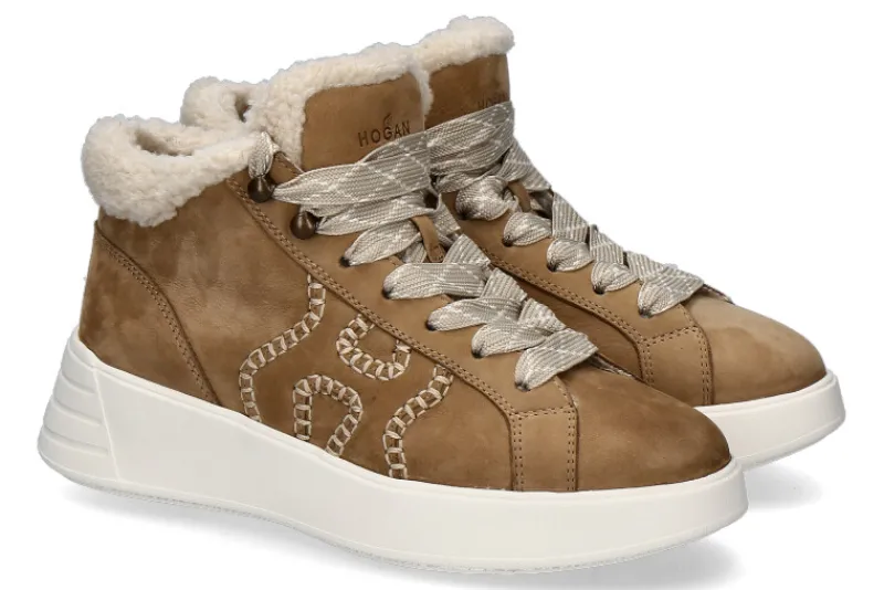 Damen Hogan Sneaker H562 MID CUT-CREMA