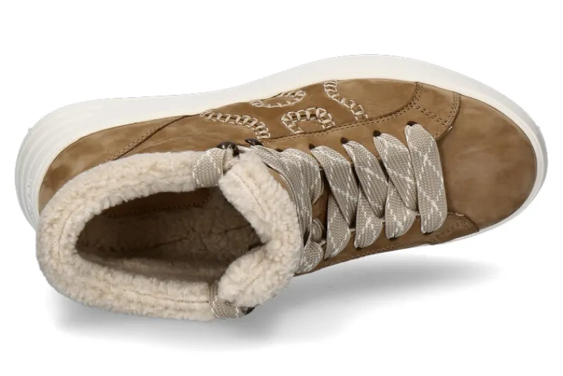 Damen Hogan Sneaker H562 MID CUT-CREMA