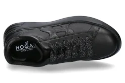 Herren Hogan Sneaker REBEL H562 ALLACCIATO H NERO HEMATITE