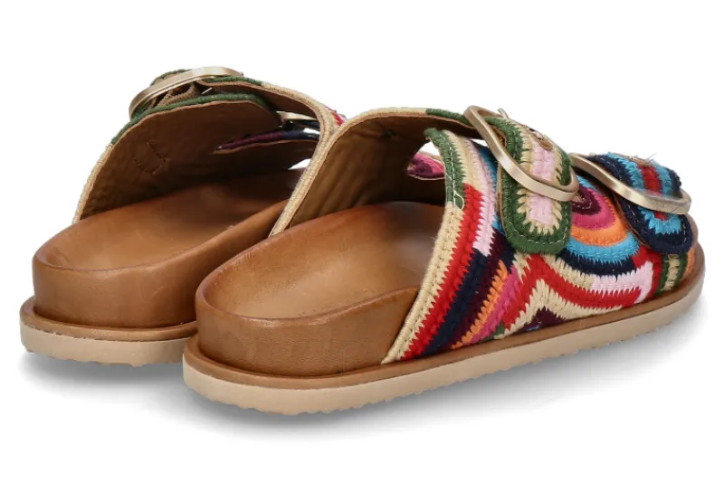 Damen Inuovo Pantolette 396024 COLORFUL- multicolor