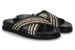 Damen Inuovo Pantolette 396052 GOAT- schwarz