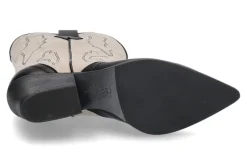 Damen Kennel und Schmenger Kennel & Schmenger Cowboy Boots DALLAS CALF SUEDE- schwarz/ sabbia