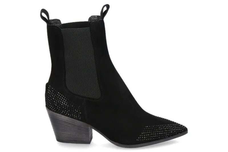 Damen Kennel und Schmenger Kennel & Schmenger Cowboy Bootie DALLAS BLACK- schwarz