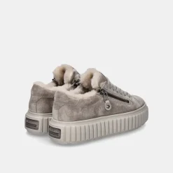 Damen Kennel und Schmenger Kennel & Schmenger Sneaker gefüttert ZAP SUEDE/LAMMFELL- elefant/nature